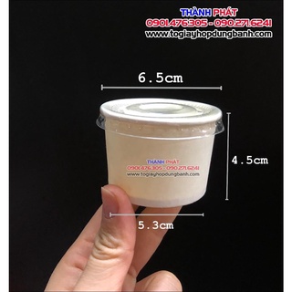 100 Hủ sốt giấy có nắp
