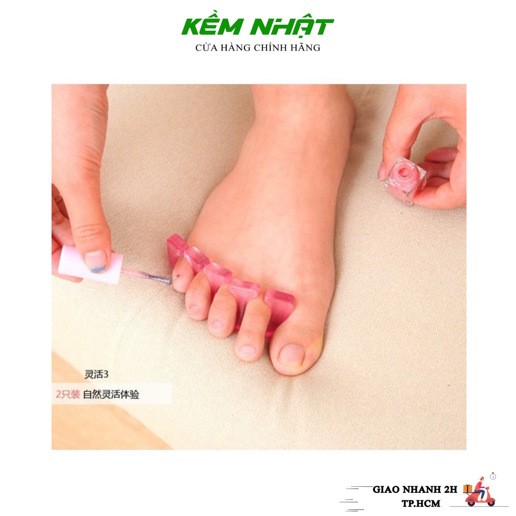 Kẹp Tách Ngón Silicon - Màu Ngẫu Nhiên