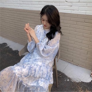 váy tiểu thư vintage ulzzang( hết xanh trắng)