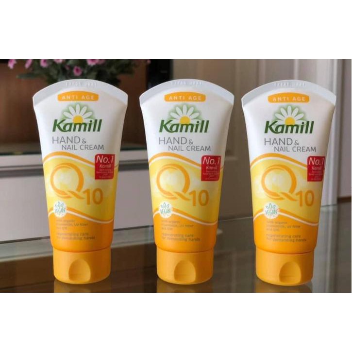 Kem dưỡng da tay và móng Kamill Hand & Nail Cream Anti Age Q10 75ml