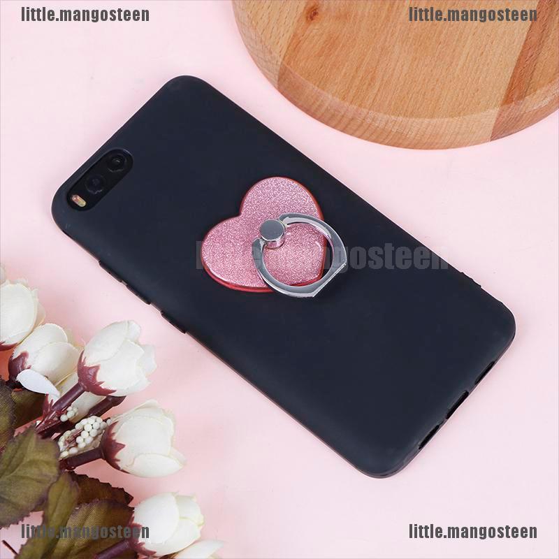 [Mango] Universal heart glitter finger ring mobile phone smartphone stand holder