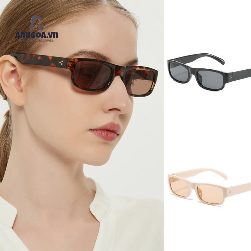 ✨✨Kính Mát Gọng Vuông Nhỏ Phong Cách Retro Thời Trang Cho Nam Nữ