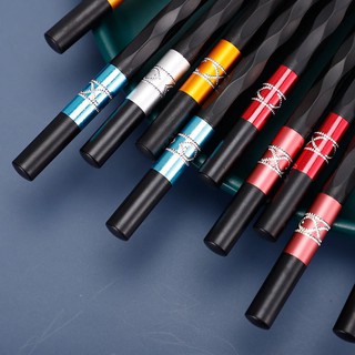 Hộp 10 đôi đũa soắn khảm xuất nhật 88196