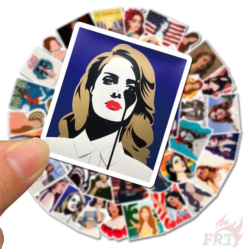 ❉ Lana Del Rey Series 01 - POP Singer Lizzy Grant Stickers ❉ 50Pcs/Set DIY Fashion Luggage Laptop Skateboard Doodle Decals Stickers