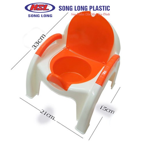 Ghế bô trẻ em Song Long Plastic có tựa lưng - 2656(3091)