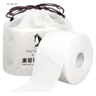 Giấy cuộn lau mặt spa hoặc phun xăm . Giấy lau xăm không xù cực dôi