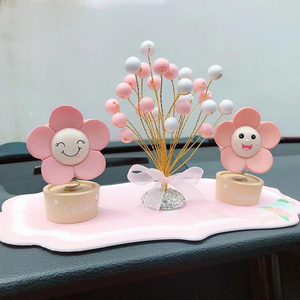 Hoa Hướng Dương Lắc Đầu Sáng Tạo Trang Trí Xe Hơi