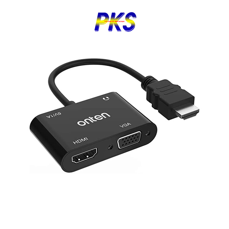 Cáp chuyển HDMI sang VGA và HDMI Onten OTN-5165HV