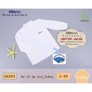 [Dokma] Áo cổ 3p Kid DA583 in hình thú