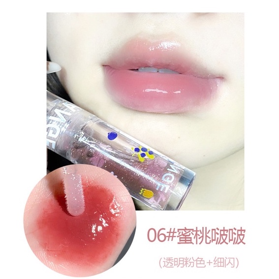 Dầu Dưỡng Môi HERORANGE Tráng Men Làm Mờ Đường Viền Môi Dưỡng Ẩm Sâu