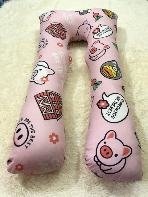 GỐI ÔM CHỮ U BÀ BẦU GIÚP MẸ BẦU DỂ NGỦ