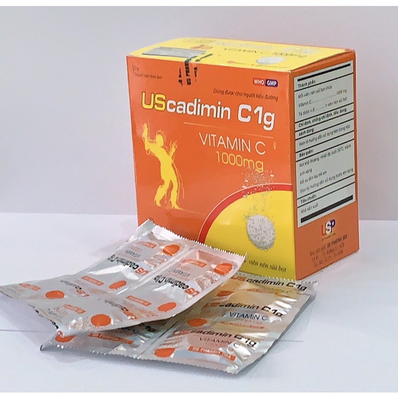 Viên sủi vitamin C 1000mg ( hộp 40 viên) | Thế Giới Skin Care