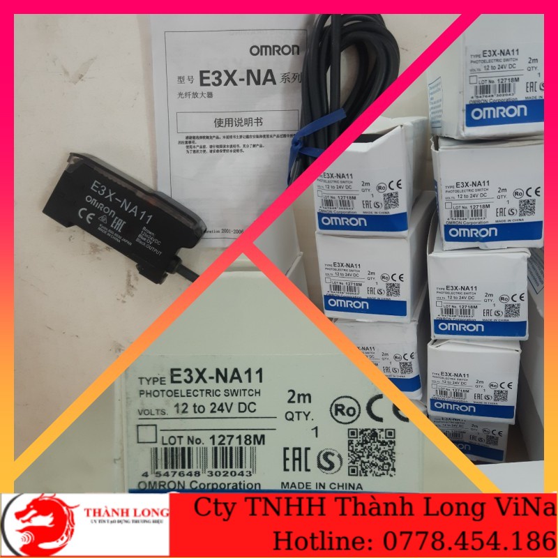 Cảm biến quang Omron  E3X-NA11
