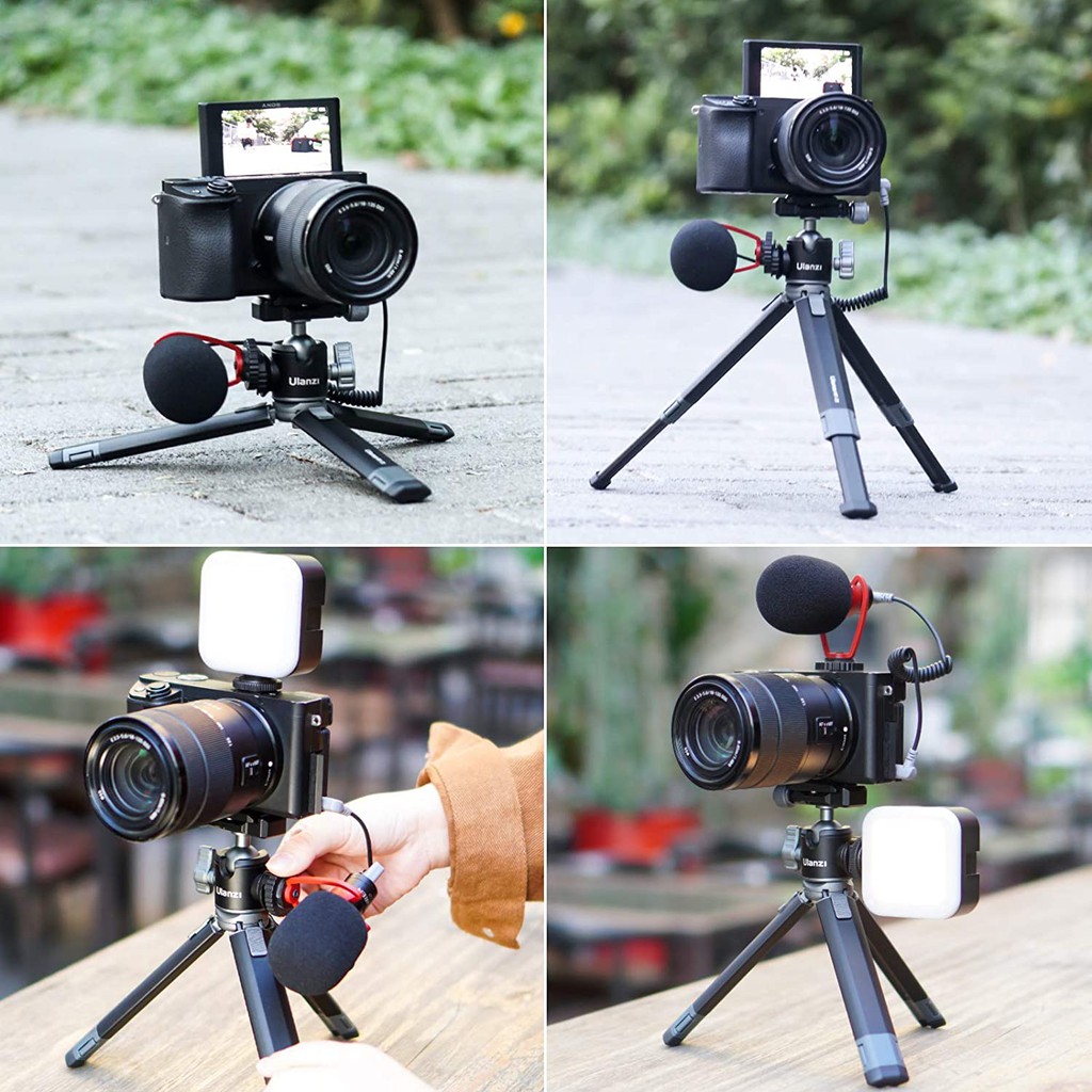 Ulanzi MT-24 - Chân Tripod Quay Phim Cho Máy Ảnh, Điện Thoại, Tải Trọng 2,5Kg,Thân Kim Loại Bền Bỉ - Hàng Chính Hãng