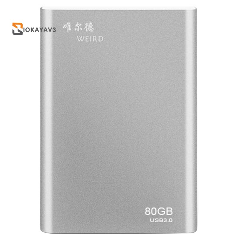 Ổ Cứng Di Động Hdd 2.5 Inch 80gb Usb 3.0 Kèm Phụ Kiện