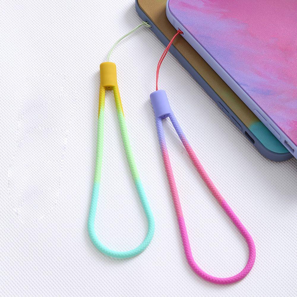 Ốp Điện Thoại Silicon Kèm Dây Đeo Tay Chống Thất Lạc Tiện Dụng