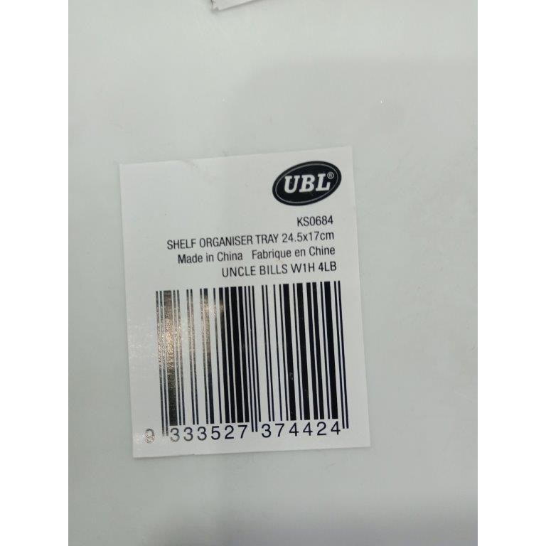 Khay Xếp Đồ Trên Kệ 24.5 X 17cm Uncle Bills KS0684