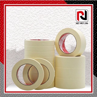 Băng keo giấy nhăn 6 cuộn dài 20m khổ 1.2cm / 2.4cm / 4.8cm