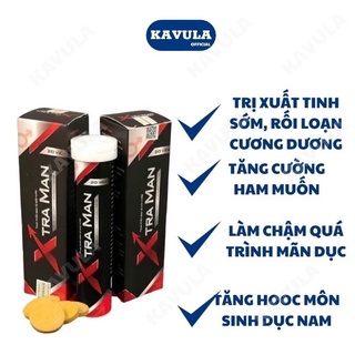 Extraman - viên sủi tăng cường sinh lý nam, giảm xuất tinh sớm, cải thiện yếu sinh lý kavula