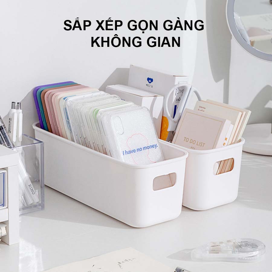 Hộp Đựng Đồ Đa Năng, Ốp Điện Thoại Màu Trắng Nhật Bản Enoda Home P014