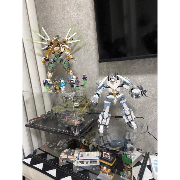 Lắp ráp Ninja 11660 / 70108 Chiến giáp Titan của Zane Titan Mech Battle 860pcs