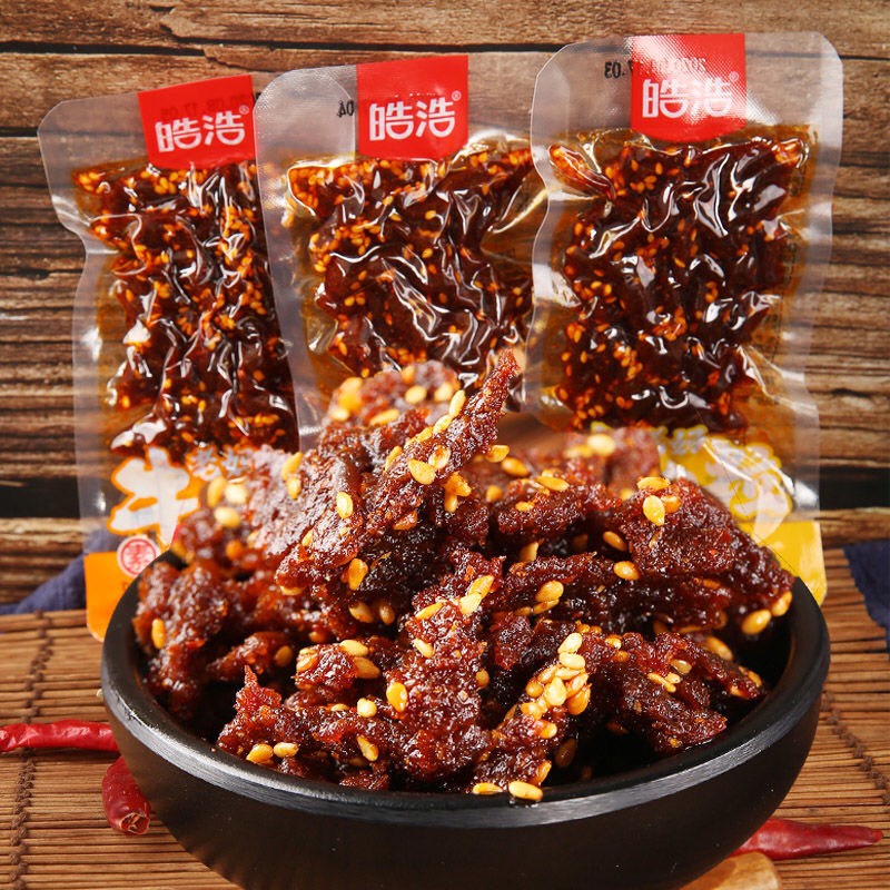 BÒ XÉ CAY XÁ XÍU THƠM NGON GÓI 35G ĂN VẶT