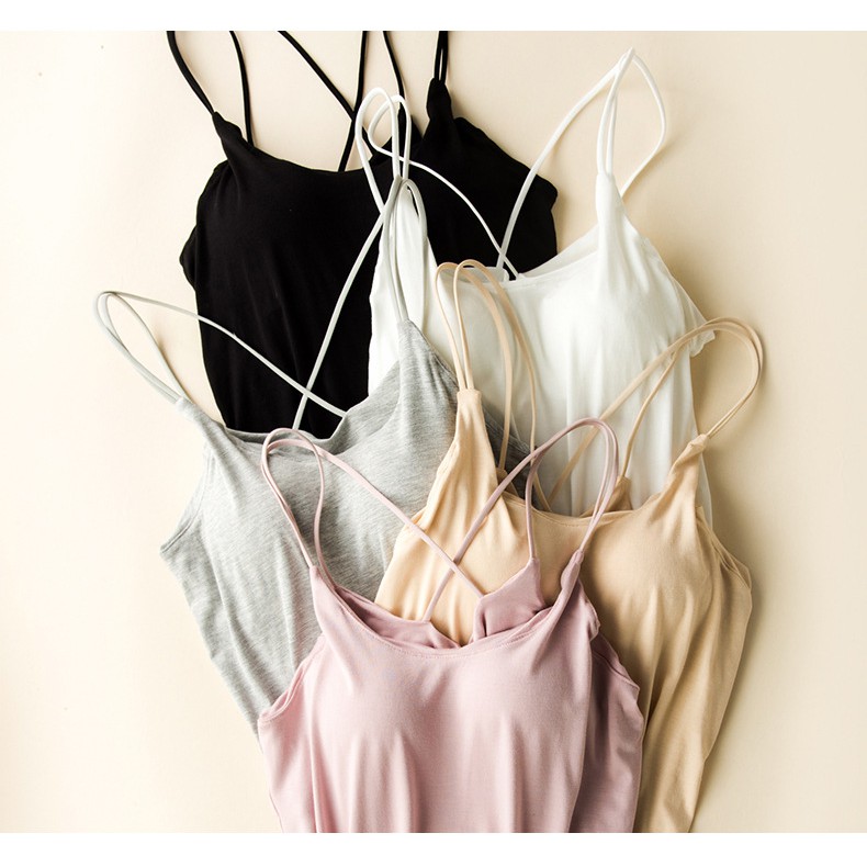 Áo lót hai dây có đệm ngực phong cách Nhật Bản cho nữ
