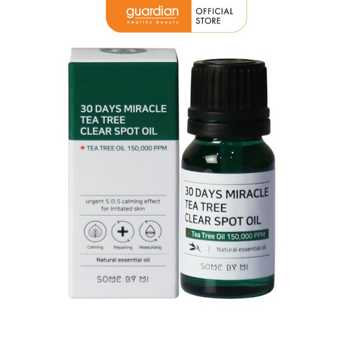 Tinh Dầu Some By Mi Miracle Tea Tree Clear Spot Oil Chiết Xuất Tràm Trà Ngăn Mụn 10ml