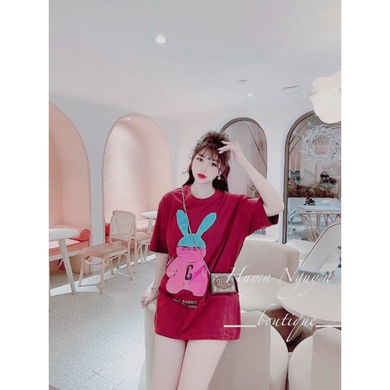  Áo phông thỏ cá tính fom rộng | BigBuy360 - bigbuy360.vn