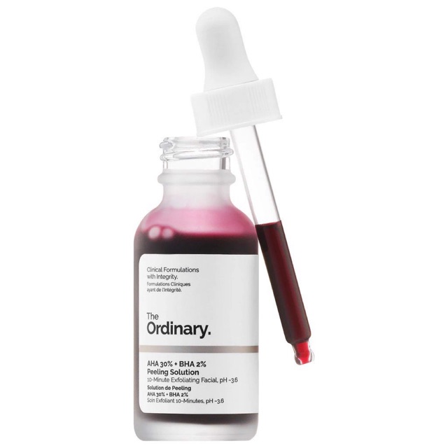 THE ORDINARY AHA 30% + BHA 2% PEELING SOLUTION TẨY TẾ BÀO CHẾT HOÁ HỌC