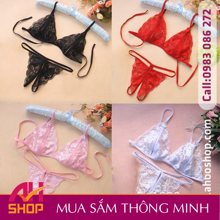 Bộ đồ lót lọt khe 2 mảnh sexy trong suốt 003 | BigBuy360 - bigbuy360.vn