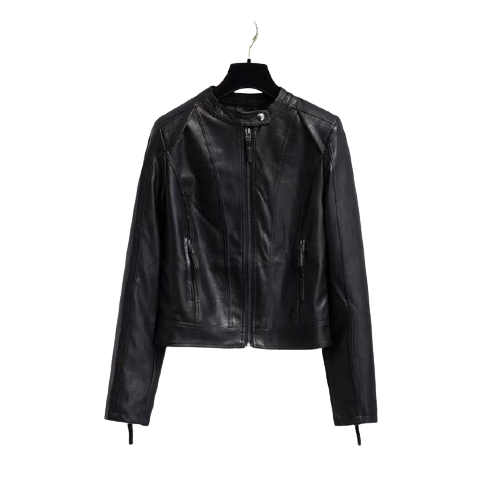 [XẢ KHO 3 NGÀY]  Áo khoác da nữ Quảng Châu cổ tàu bền đẹp bảo hành da 2 năm không bong tróc, mẫu mới nhất 983