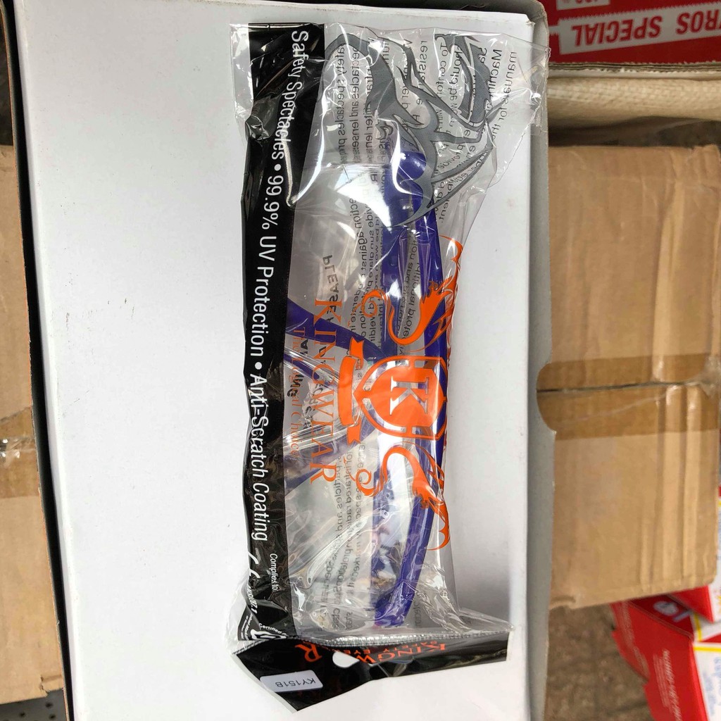 Mắt kính bảo hộ lao động chống tia UV Kingwear KY151B