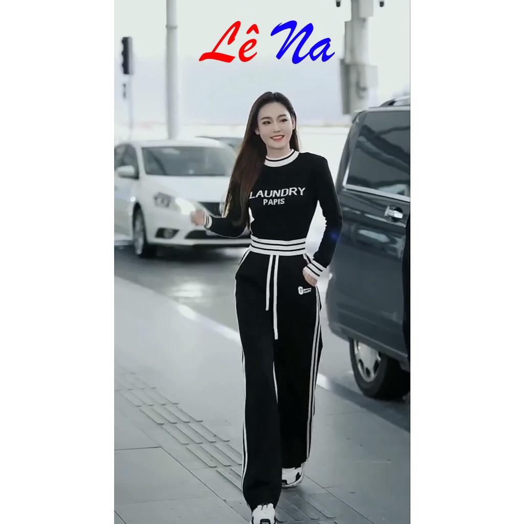 Set Bộ Thể Thao Thu Đông Bo Viền SV43