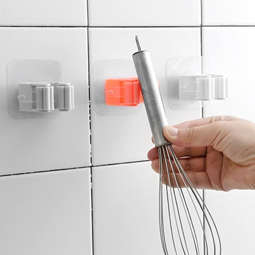 Đa chức năng Nhà bếp thực tế Đa chức năng Giá treo cây lau nhà Móc treo Giá treo