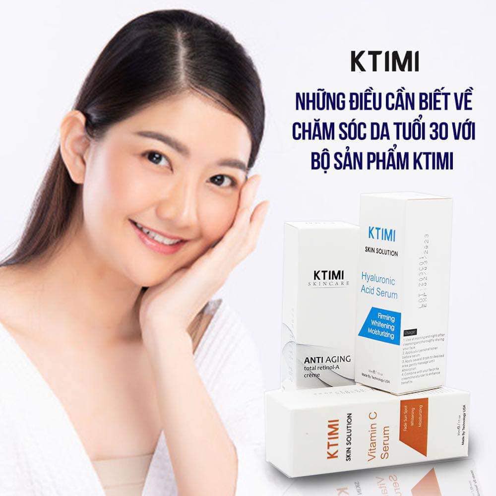 KTIMI - BỘ SẢN PHẨM TRẺ HOÁ DA, MỜ NÁM