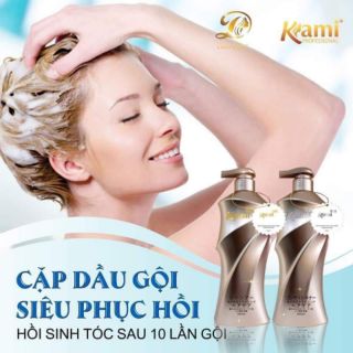 Dầu gội và xả Kami Plus siêu phục hồi