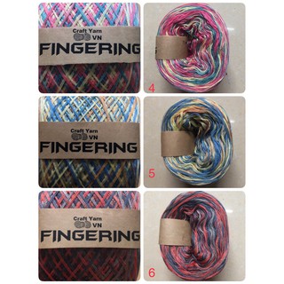 Sợi fingering loang