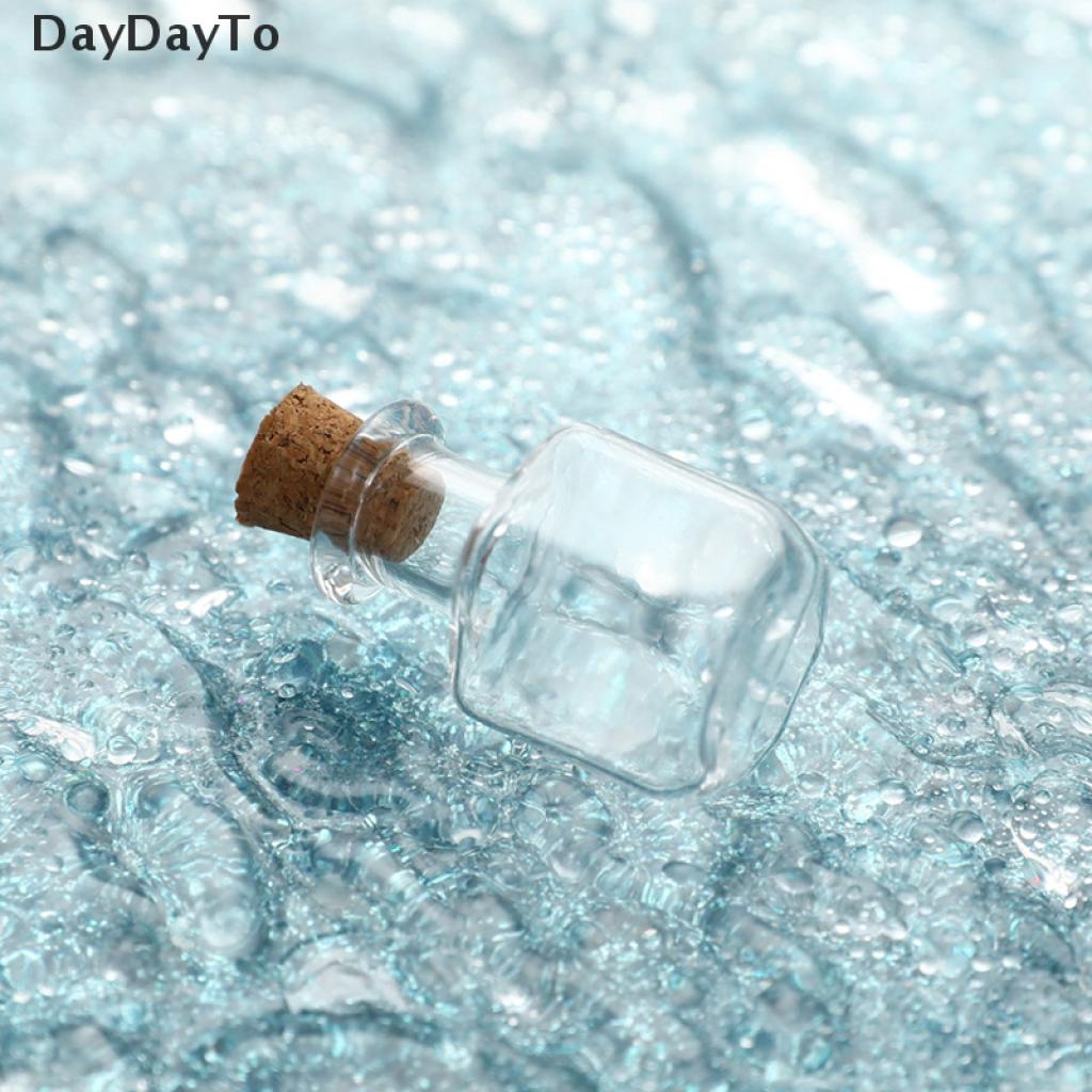 Bộ 5 Lọ Điều Ước Mini Bằng Thủy Tinh Có Nút Bần