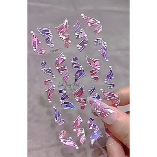 Sticker 5D,hình dán trang trí móng nail