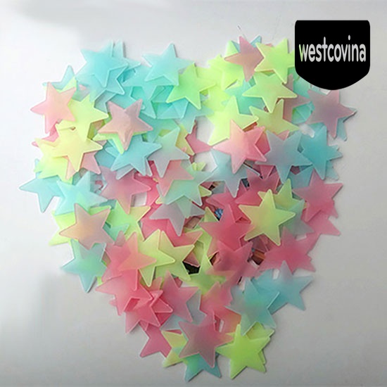 [Hot]☀ Decal dán tường Hiệu Ứng 3D Hình Ngôi Sao Sống Động