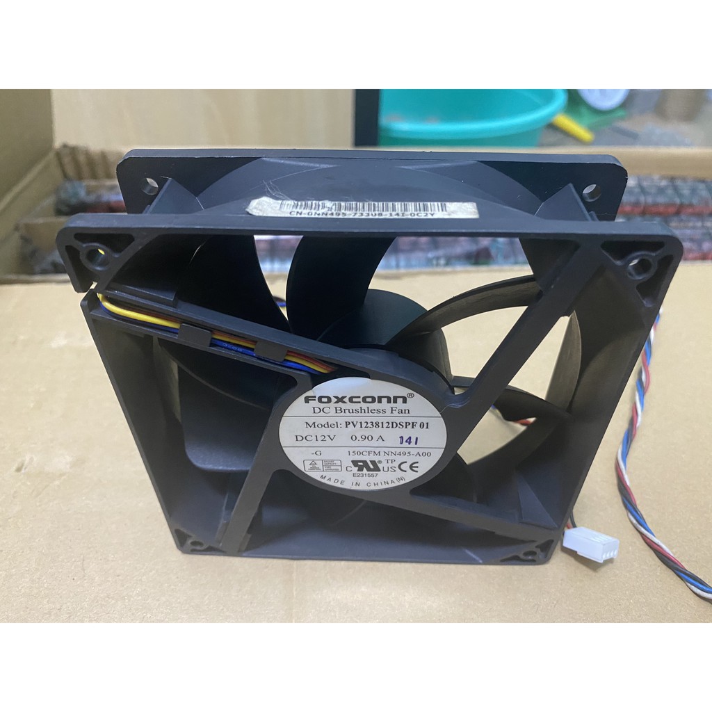 Quạt tản nhiệt thổi đít trâu 12cm, Fan sever 0.9-5.0Ampe Chính hãng Zin theo máy Dell (Không kèm ốc)_TOXIC STORE