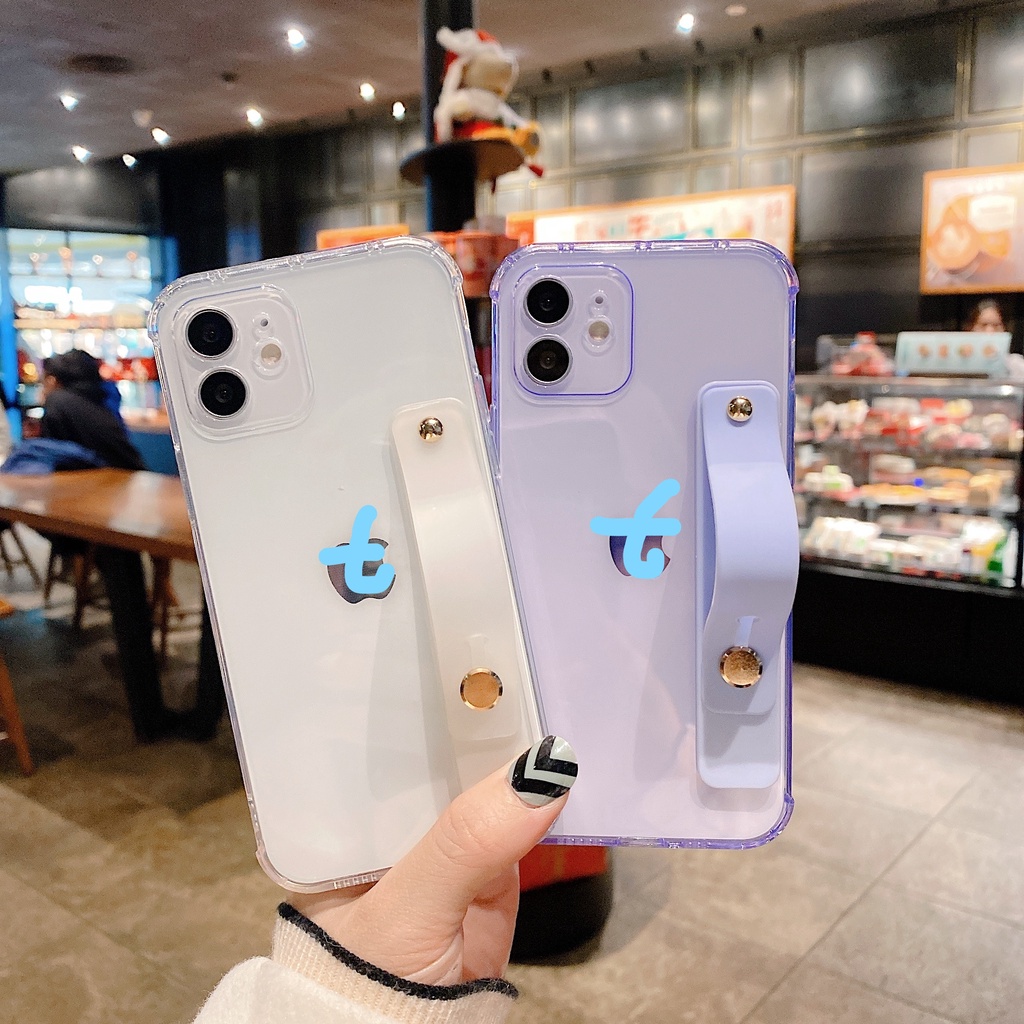 Ốp Điện Thoại Trong Suốt Chống Sốc Thời Trang Cho iPhone 14 / 13 / 12 / 11 / X / 8 / 7P