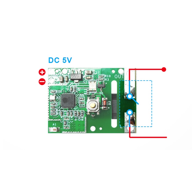 SONOFF Re5V1C chốt chuyển mạch Mô-đun tiếp sức Wifi điều khiển thông minh không dây