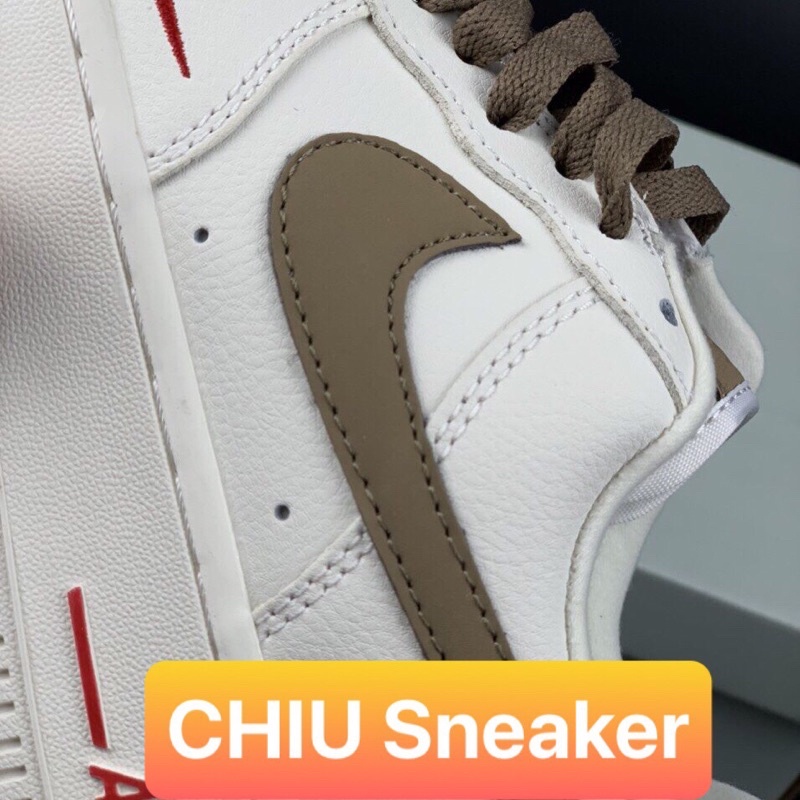 Giày thể thao Sneaker Air Force 1 Vệt Nâu Phiên bản SC - giay AF1 vệt nâu