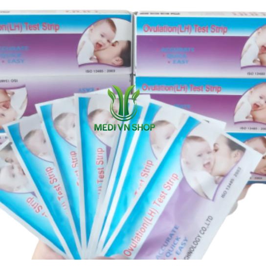 Combo 20 QUE THỬ RỤNG TRỨNG OVULATION (LH) TEST STRIP