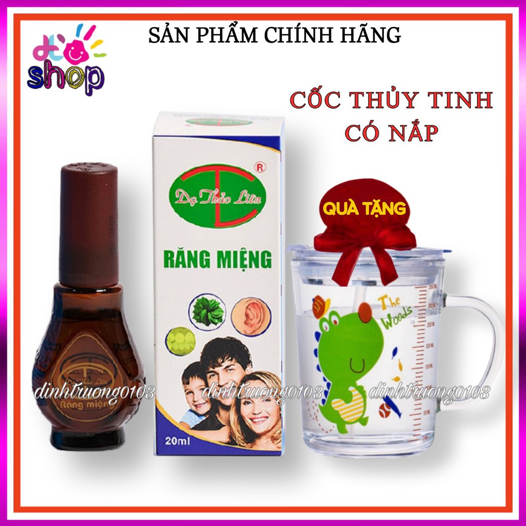 Tinh dầu răng miệng sâu răng hôi miệng Dạ Thảo Liên 20ml+cốc chia vạch