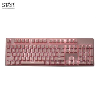 Bàn Phím Cơ EDra EK3104 Dream Pink Led Gaming Brown Switch (Hồng)