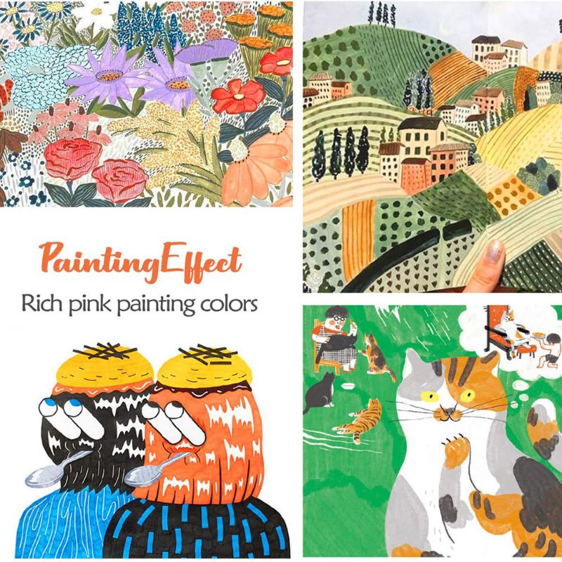 Set 100 Bút Lông Nhiều Màu