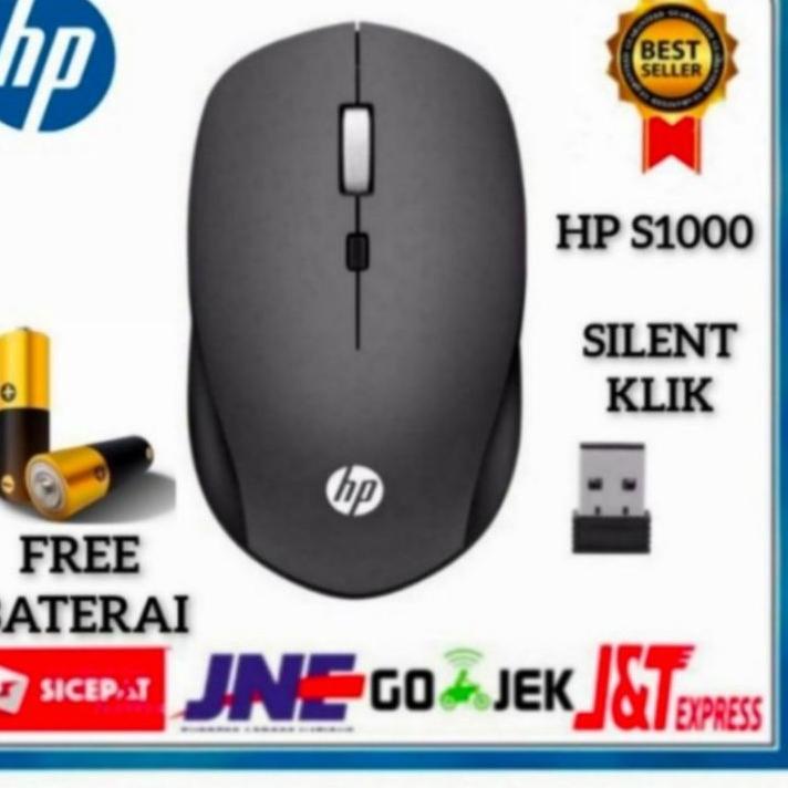 Chuột Không Dây HP S1000 Click Không Gây Tiếng Ồn